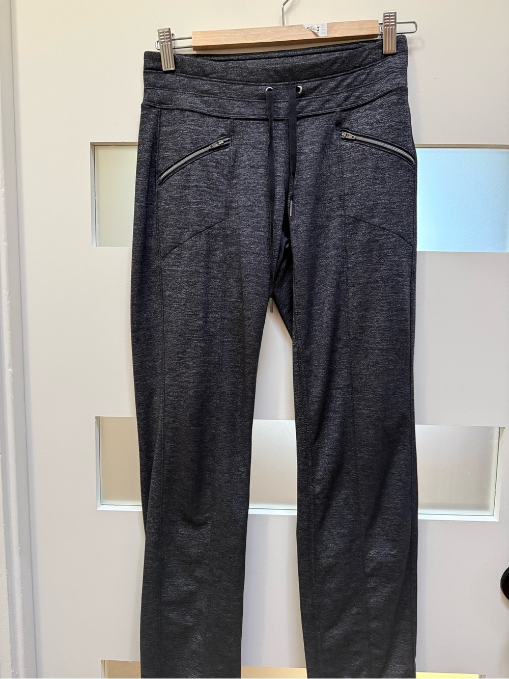 Athleta Charcoal Heather Drawstring Joggers